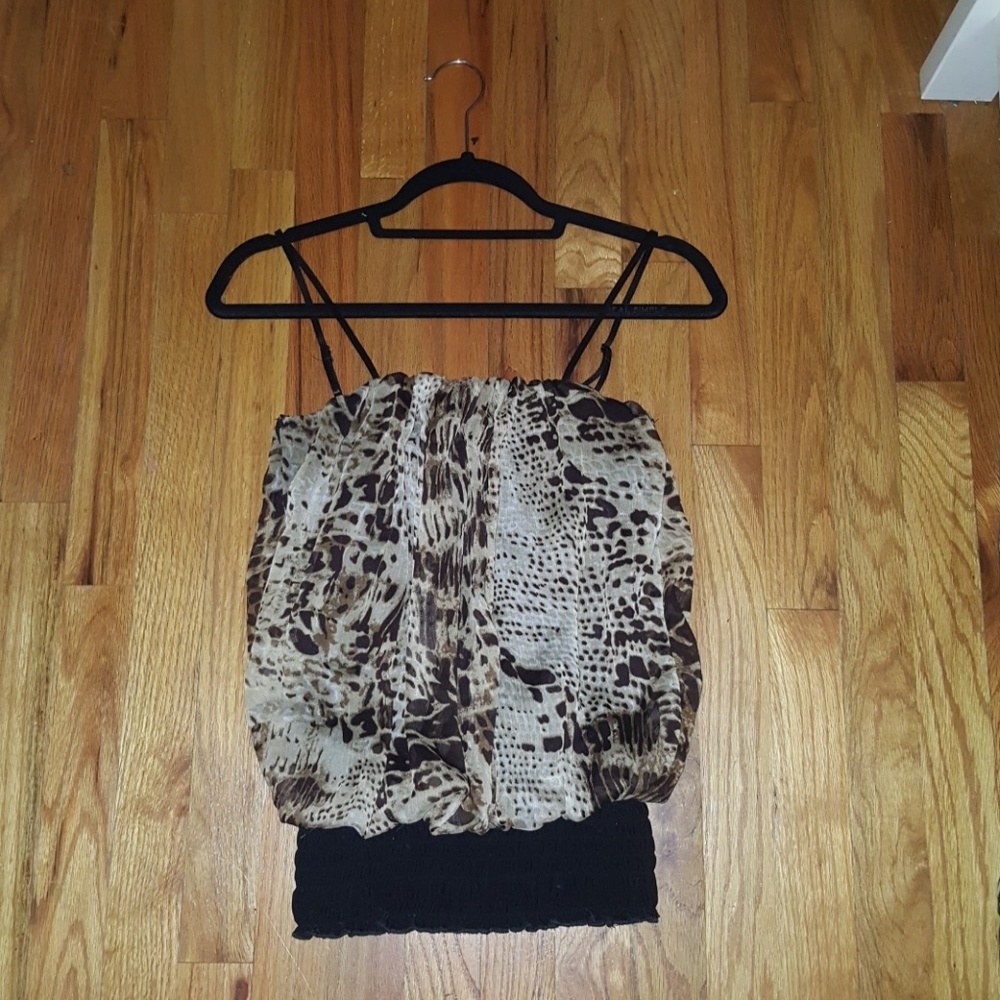 Cheetah print top